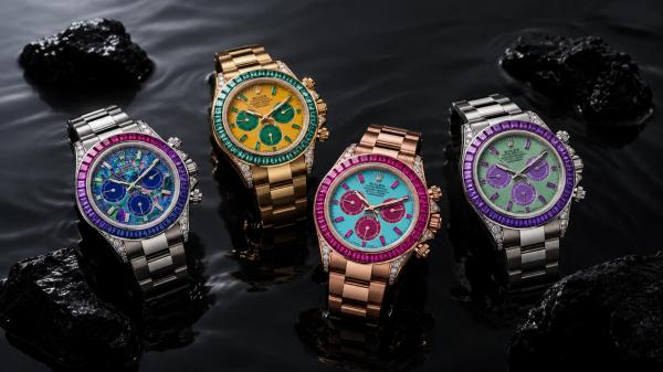 Rolex Creates Four Unique Daytonas for Charity