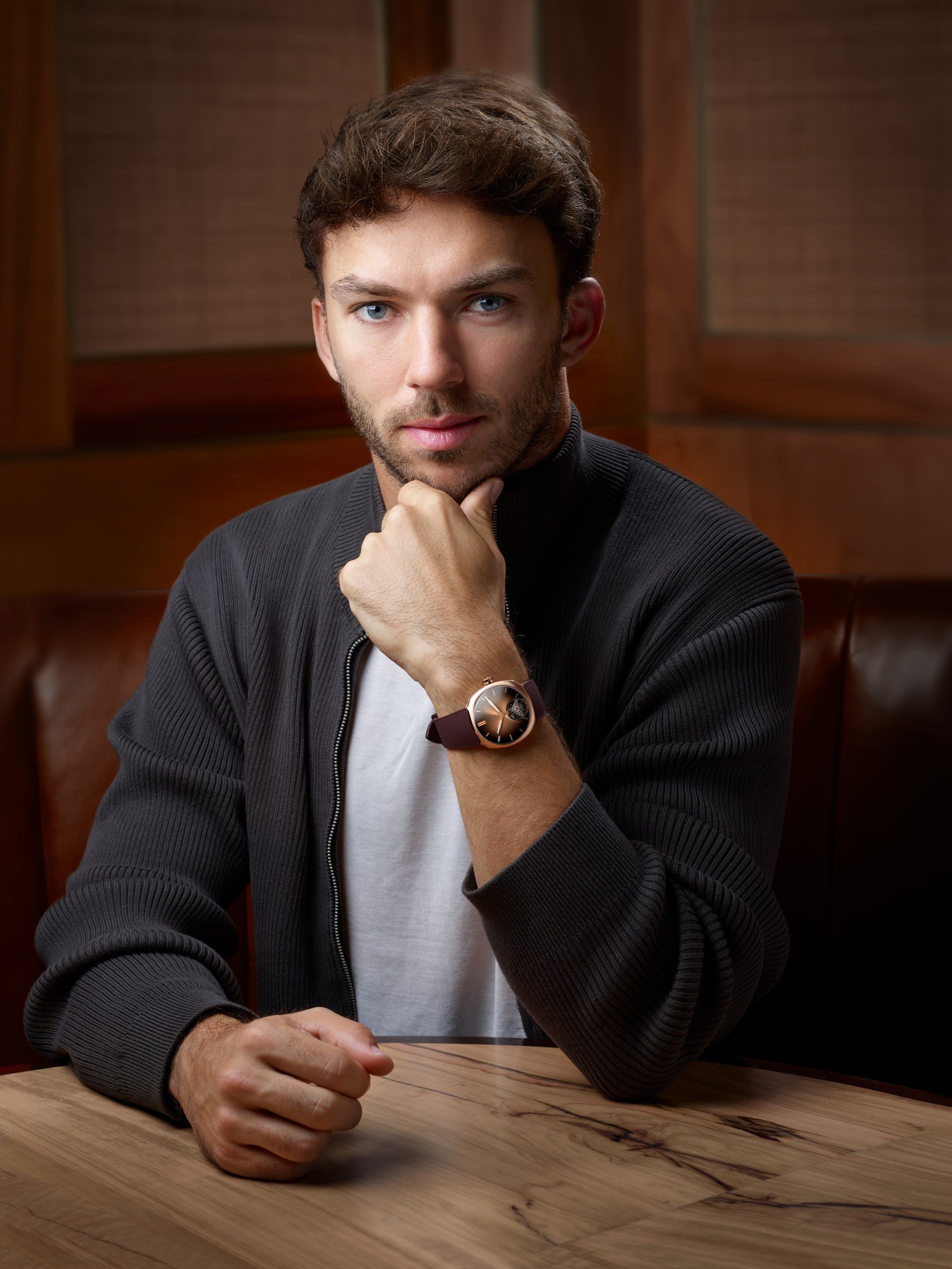 Pierre Gasly Porttrait for H. Moser & Cie