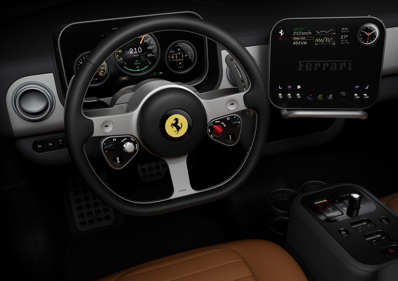 Ferrari Luce Driving Interior
