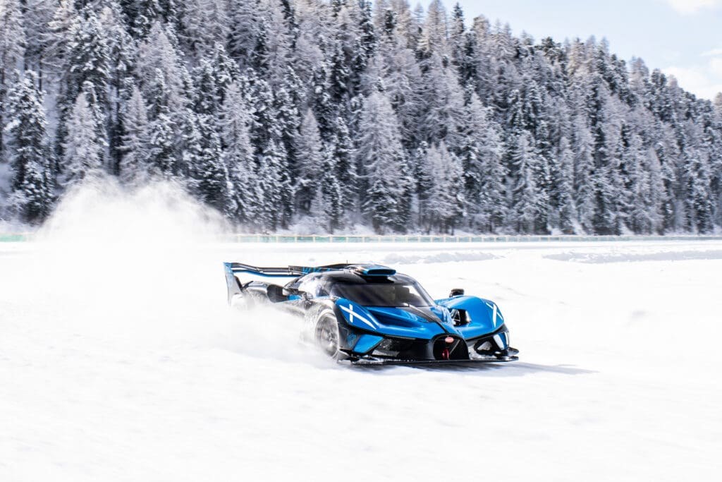 Bugatti Turns a Frozen Lake Into Theatre at The I.C.E. St. Moritz