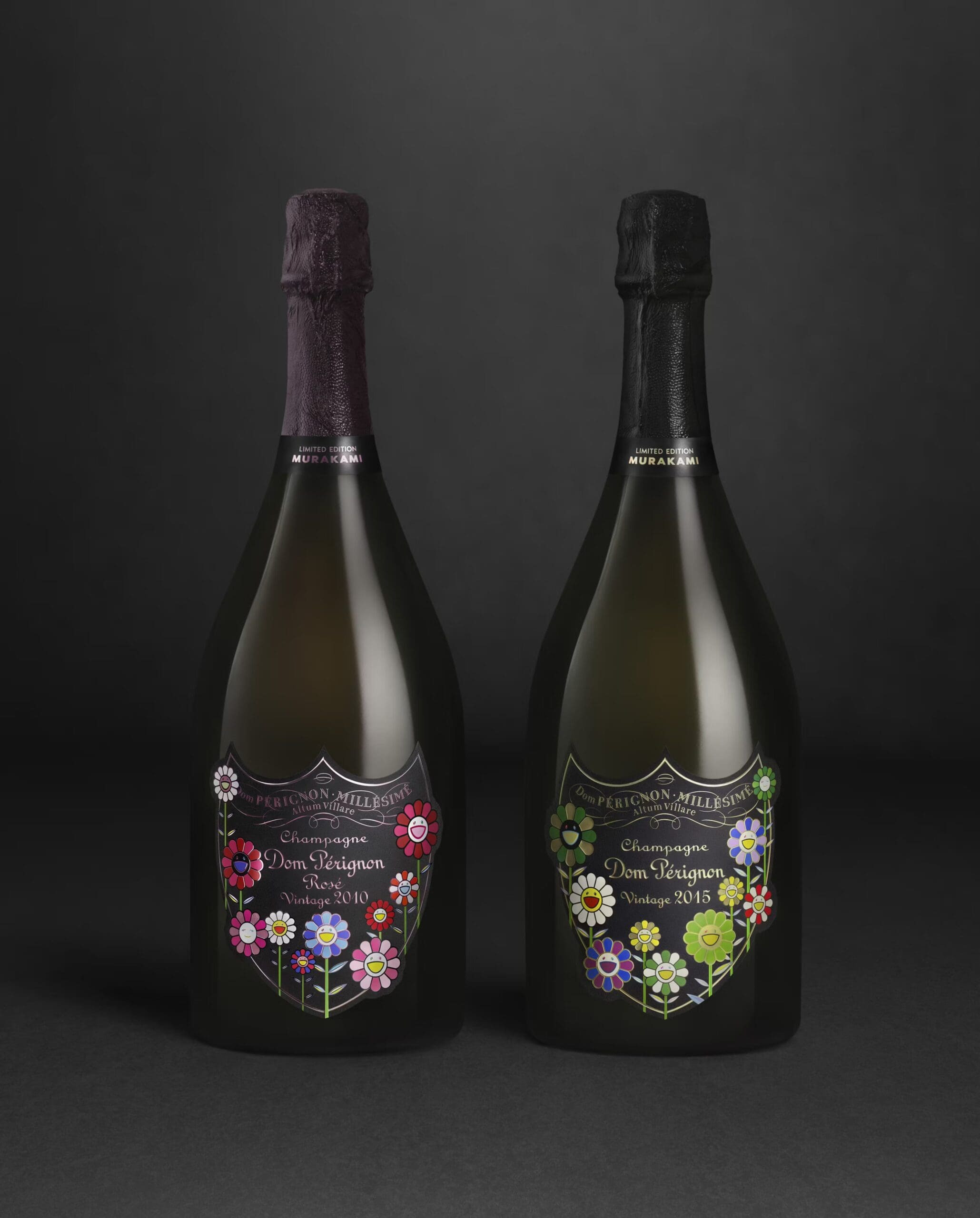 Dom Pérignon x Takashi Murakami: A Pop Flower Planted In Dark Glass
