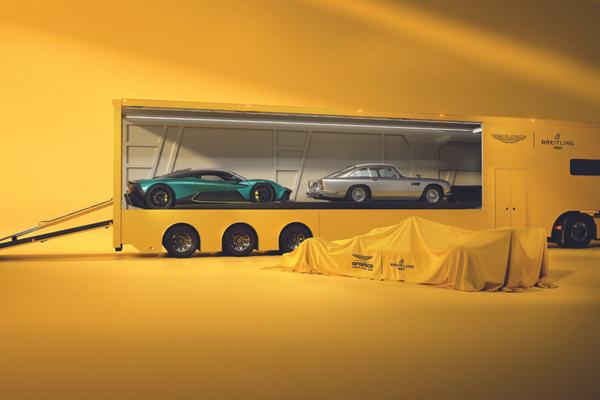 Breitling and Aston Martin Reunite Time and Speed in Formula One