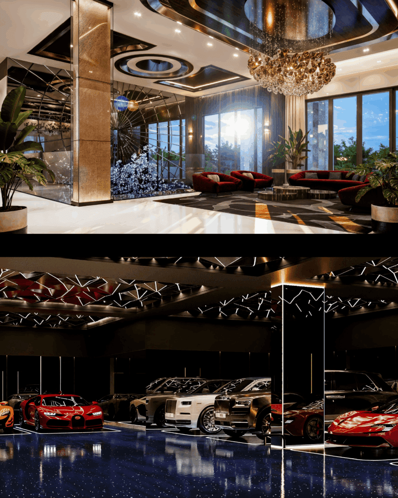 Aureum Estate Dubai Hills Jacob & Co Garage