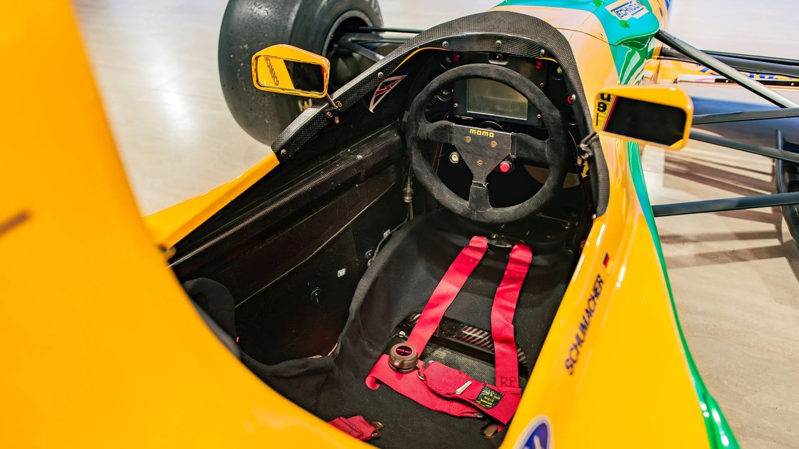 Michael Schumacher First Win - Inside his Formula 1 car