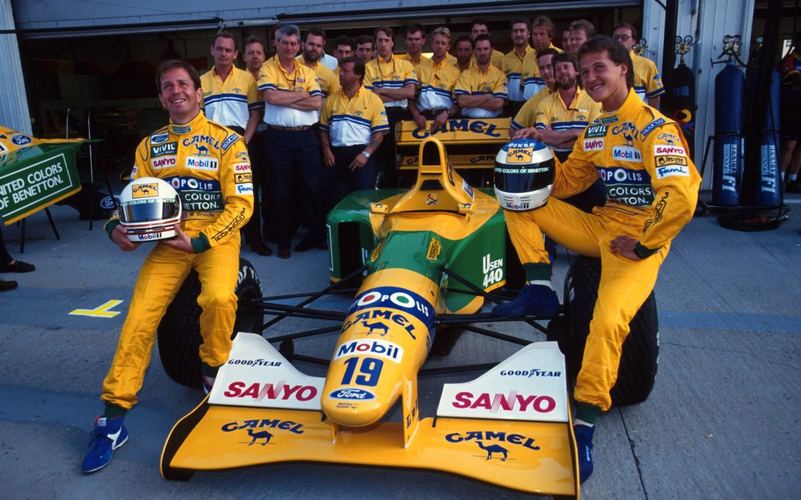 Michael Schumacher F1 Racing Benetton