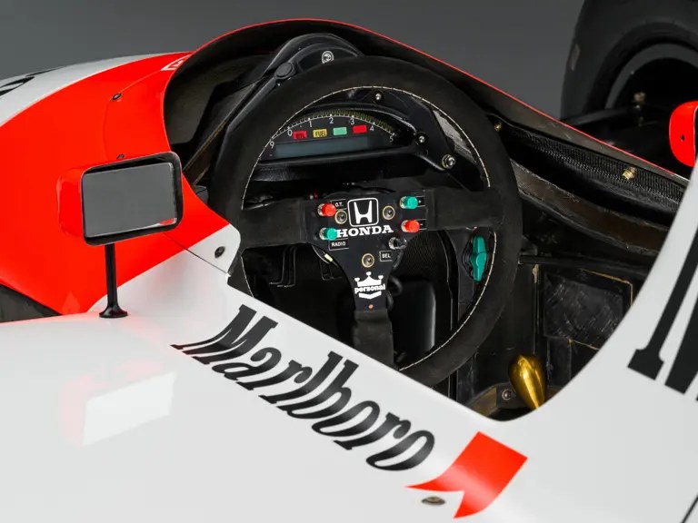 Senna's McLaren Driving