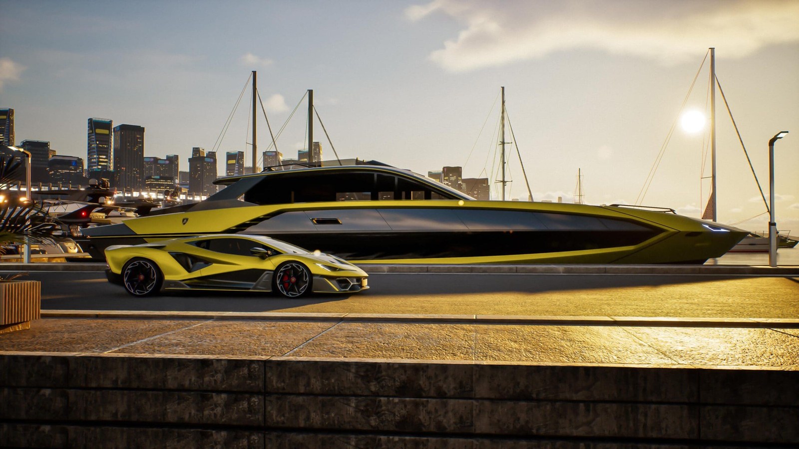 Lamborghini Yacht Tecnomar 101FT