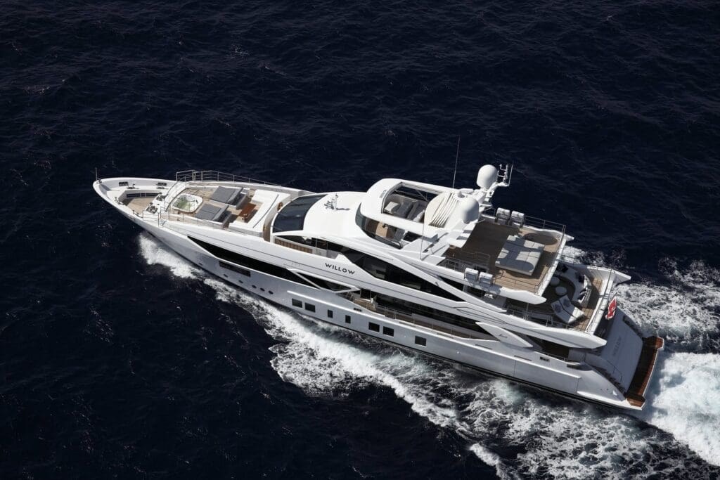 WILLOW cuts to €14.95m: a fast 42m Benetti with charter pedigree