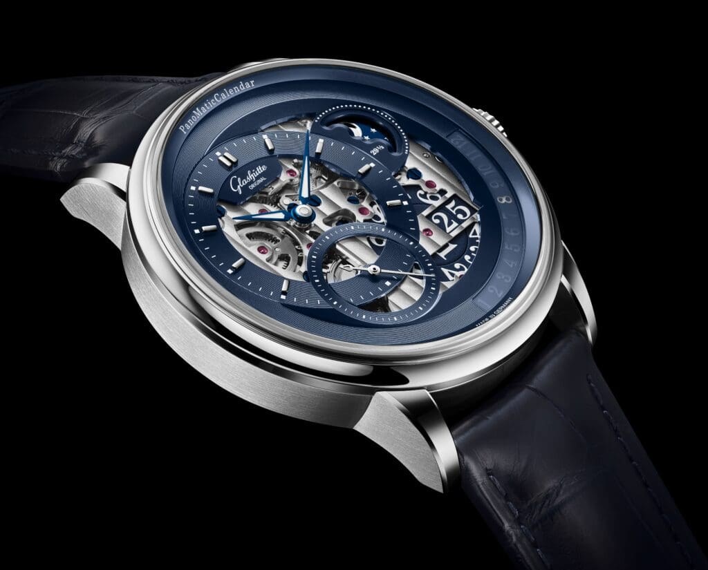 Glashütte Original Unveils the PanoMaticCalendar “Blue of Dawn”