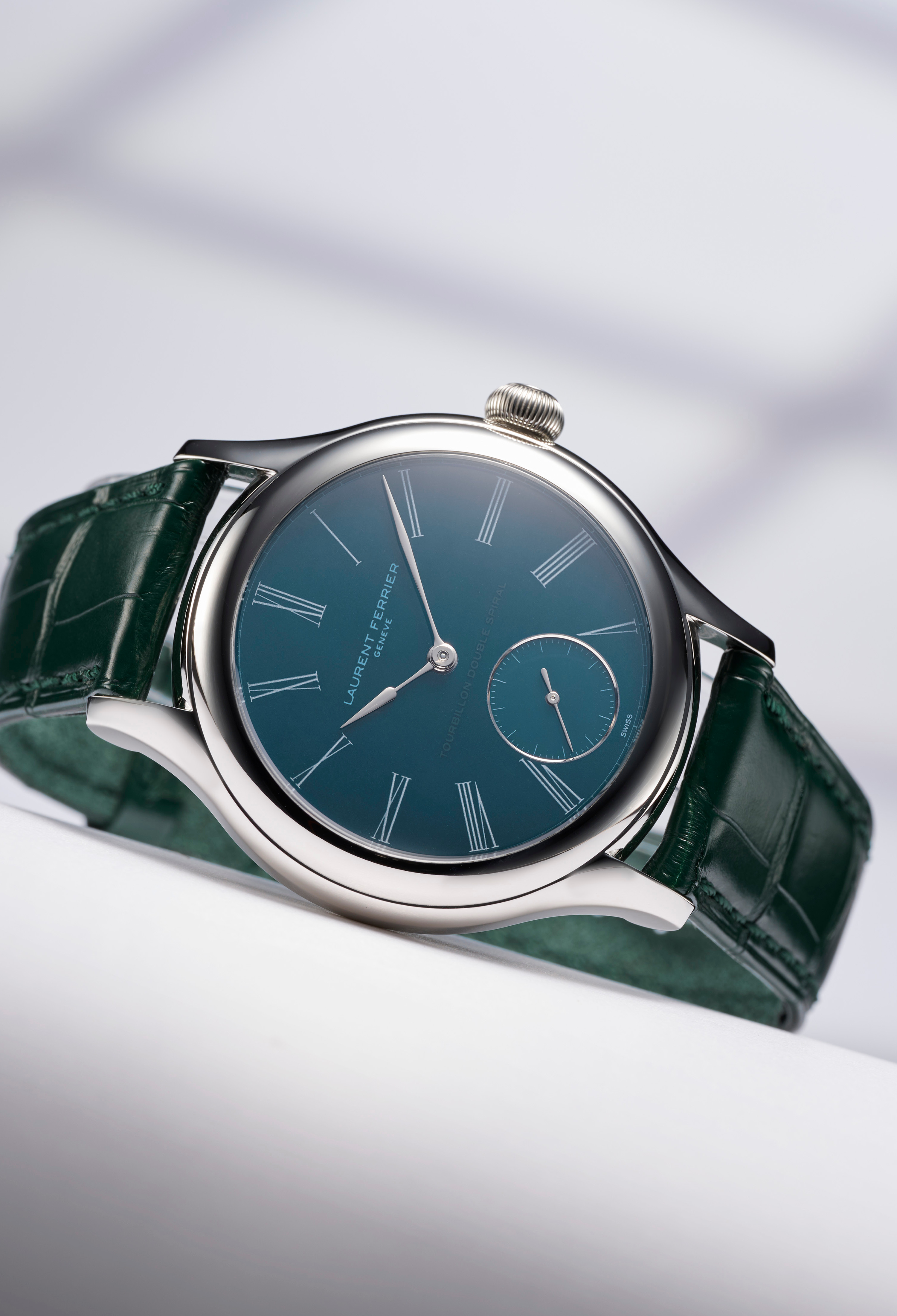 Meet the new Laurent Ferrier: Teal, Time, Tourbillon