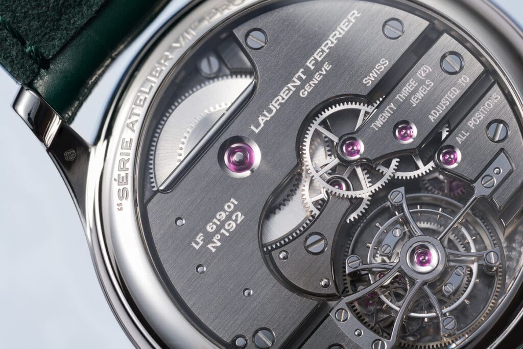 LF Tourbillon Movement Teal Serie Atelier