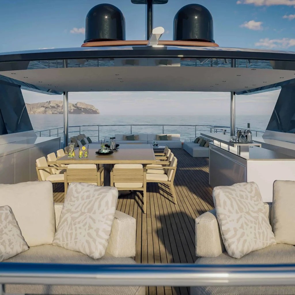Benetti’s 144-Foot Yacht Juno’s 7 Brings a 1,000-Square-Foot Sundeck to Cannes