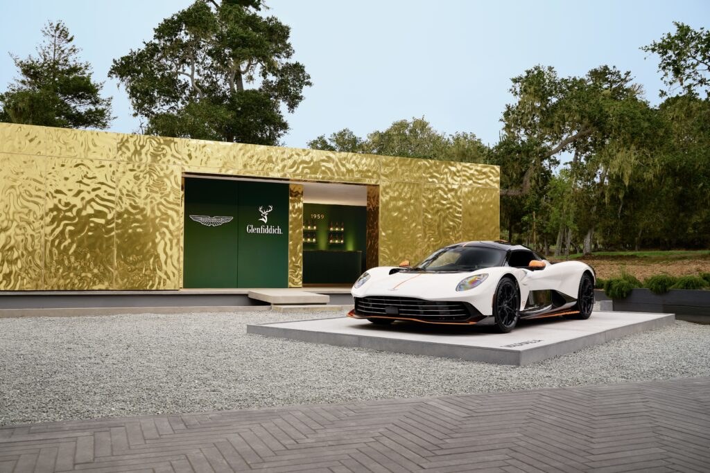 Carbon fiber meets coopered oak: Aston Martin and Glenfiddich’s Monterey handshake